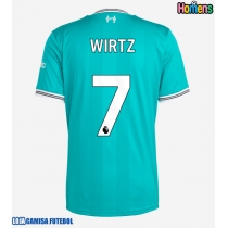 Camisa de Futebol Liverpool Florian Wirtz #7 Equipamento Alternativo 2025-26 Manga Curta